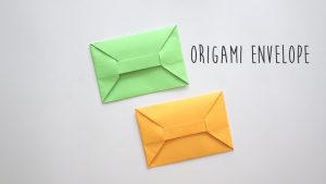 Origami Envelope Rectangle Origami Envelope A4 Sheet Youtube