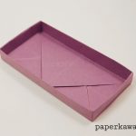 Origami Envelope Rectangle Origami Rectangular Envelope Box Tutorial Pinterest Envelope