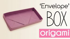 Origami Envelope Rectangle Origami Rectangular Envelope Box Tutorial Projects To Try