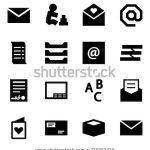 Origami Envelope Rectangle Origami Style Icon Set Mail Vector Stock Vector Royalty Free