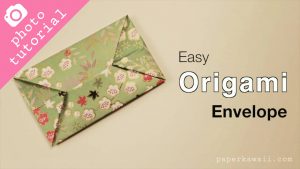 Origami Envelope Tutorial Easy Origami Envelope Photo Tutorial Gift Ideas Pinterest
