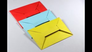 Origami Envelope Tutorial Easy Origami Envelope Tutorial Diy Paper Crafts