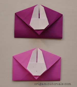 Origami Envelope Tutorial Origami Another Bunny Envelope Origami Tutorials