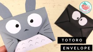 Origami Envelopes & Letter Folding Origami Envelope Totoro Susuwatari Origamitree