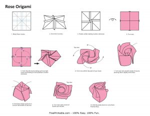 Origami For Beginners How To Make Easy Origami Rose Folding Instructions How To Make An Easy