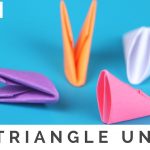 Origami For Beginners How To Make How To Fold 3d Origami Pieces Make The 3d Origami Triangle Units