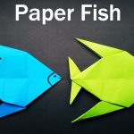 Origami For Beginners How To Make How To Make A Paper Fish For Kids Easy Origami Tutorial For