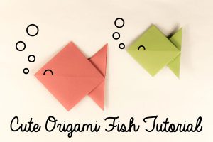 Origami For Beginners Kids Making Cute Origami Fish In 5 Steps