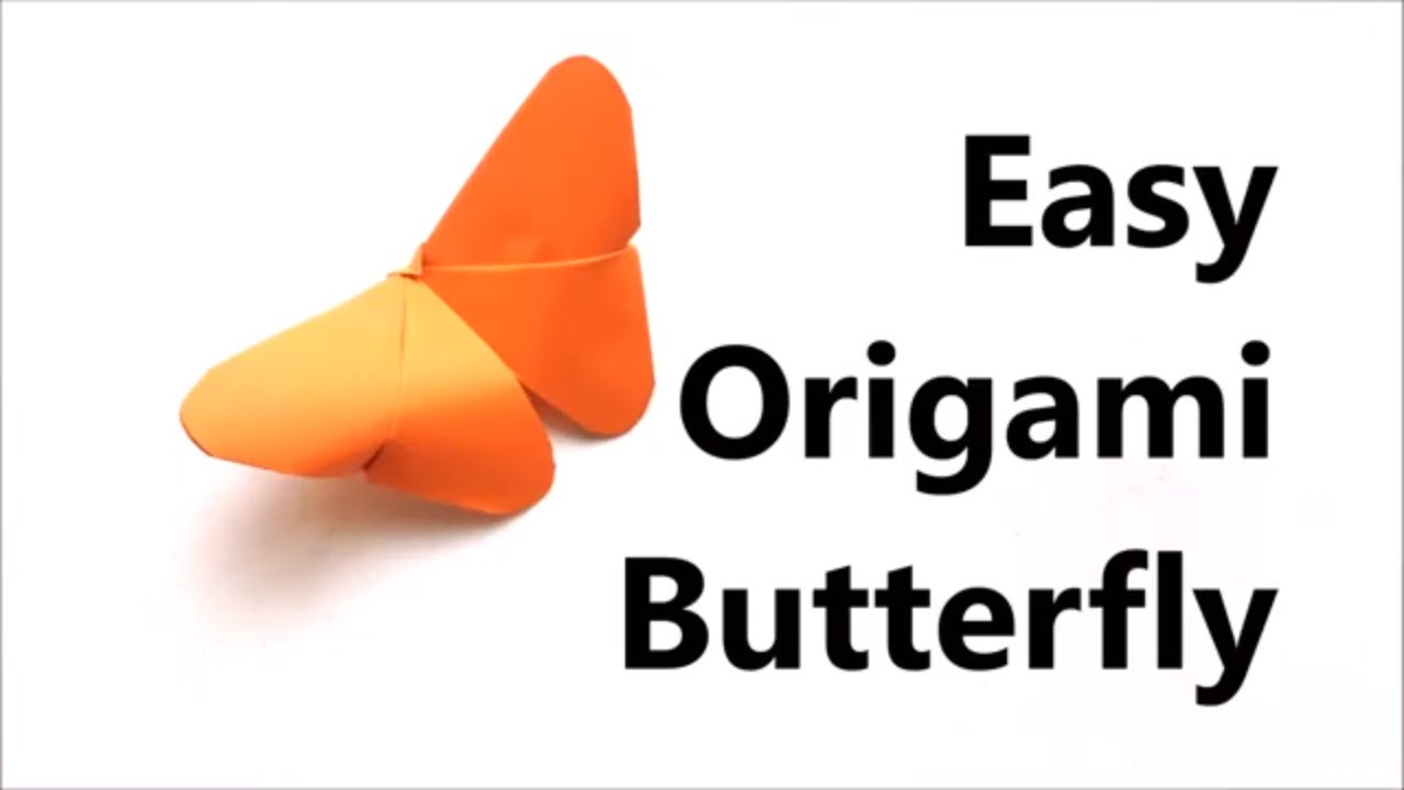 Origami For Beginners Step By Step Easy Easy Origami Butterfly Origami Tutorial For Beginners Paper