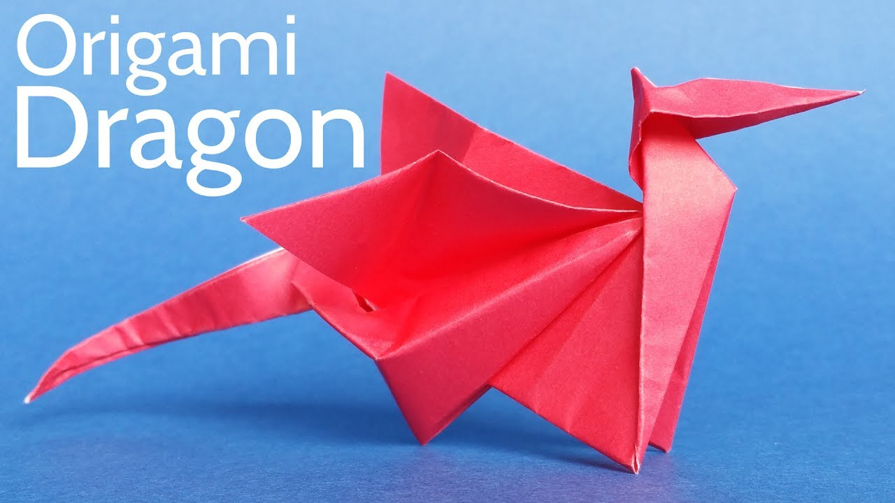 Origami For Beginners Step By Step Easy Easy Origami Dragon Tutorial Step Step Instructions To Make An