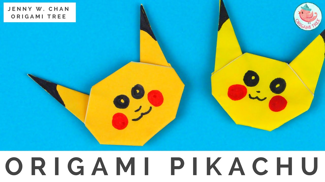 Origami For Beginners Step By Step Easy Pokmon Origami Crafts How To Fold Origami Pikachu Pokmon Go
