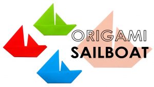 Origami For Beginners Step By Step Origami Tutorial Easy Origami Sailboat Folding Instructions Step