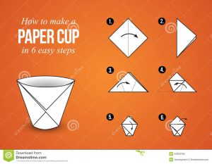 Origami For Beginners Step By Step Step Step Instructions How To Make Origami Pig Stock Vector