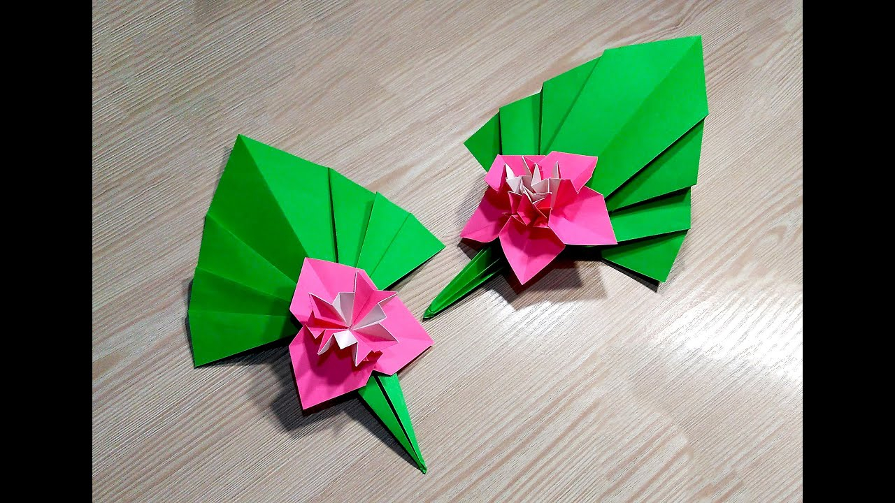 Origami Ideas Decoration Easy Paper Flower Origami Modular Flower Youtube