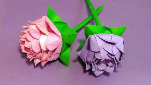 Origami Ideas Decoration Origami Rose Modulareasy Paper Rose Ideas For Party