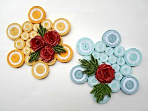 Origami Ideas Decoration Wall Art Lovely Quilling Wall Art Paper Elitflat Rose Origami Instruction