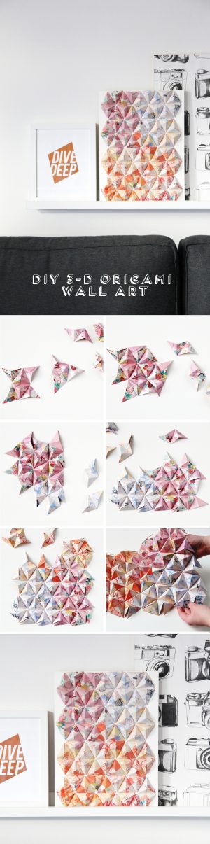 Origami Ideas Decoration Wall Art Things Ive Made From Things Ive Pinned Diy 3d Origami Wall Art