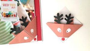 Origami Ideas Easy Christmas Crafts Easy Reindeer Bookmarks For Christmas Youtube