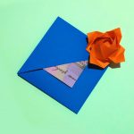 Origami Ideas Easy Easy Gift Card With Flower And Secret Message Inside Origami Card