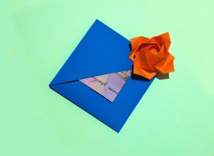 Origami Ideas Easy Easy Gift Card With Flower And Secret Message Inside Origami Card