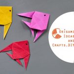 Origami Ideas Easy Fish Diy Origami Easy Fish Diy Origami For Beginners And Kids