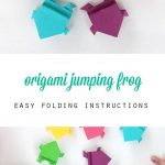 Origami Ideas Easy Make An Origami Frog That Really Jumps Best Of Pinterest