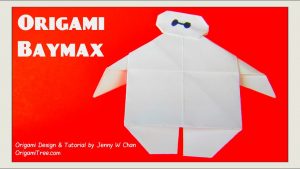 Origami Ideas Easy Origami Baymax From Disney Big Hero 6 Paper Crafts For Kids Easy