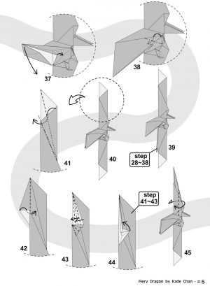 Origami Ideas Step By Step Kade Chan Origami Blog Fiery Dragon