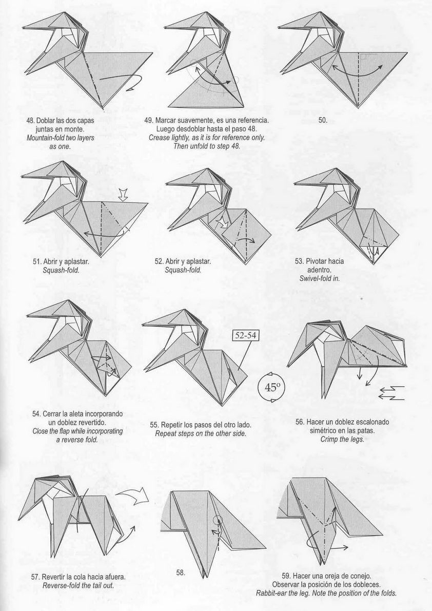 Origami Ideas Step By Step Marvelous Origami Unicorn Instructions Origami Pinterest