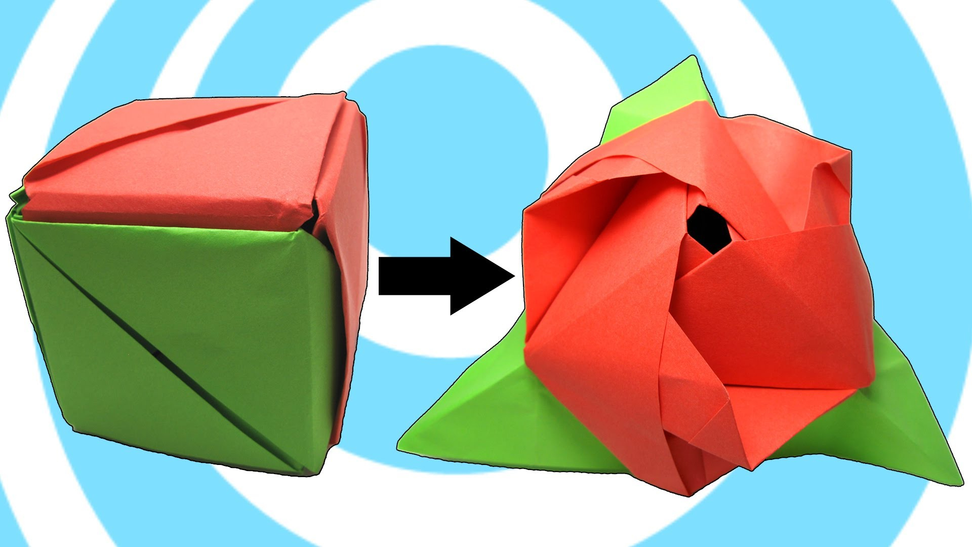 Origami Ideas Step By Step Modular Origami Magic Rose Cube Instructions Youtube