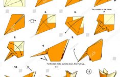 Origami Instructions Animals Origami Animal Rat Mouse Diagram Instructions Stock Illustration