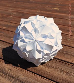 Origami Kusudama Ball Cherry Blossom Ball Kusudama Tomoko Fuse Origami Tutorials