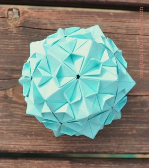 Origami Kusudama Ball Cherry Blossom Ball Kusudama Tomoko Fuse Origami Tutorials