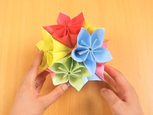 Origami Kusudama Ball How To Make A Kusudama Ball 12 Steps With Pictures Wikihow