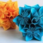 Origami Kusudama Ball How To Make An Origami Flower Ball Origami Clover Kusudama Youtube