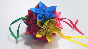 Origami Kusudama Ball How To Make An Origami Kusudama Flower Ball Easy And Simple Steps