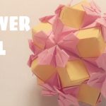 Origami Kusudama Ball Origami Flower Ball Kusudama Ball Origami Easy Youtube