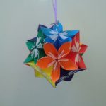 Origami Kusudama Ball Rainbow Origami Kusudama Ball Mobile 5 Steps With Pictures