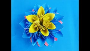 Origami Kusudama Flower How To Make How To Make Origami Kusudama Flower Origami Beautiful Flower