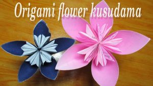 Origami Kusudama Flower How To Make How To Make Origami Kusudama Flowereasy Origami Flower Instructions