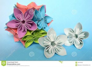 Origami Kusudama Flower Origami Kusudama Flower Stock Photo Image Of Pink Tradition