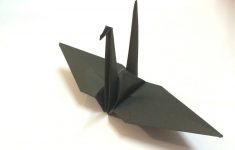 Origami Paper Crane 100 Origami Paper Crane In Black 6 Inch Origami Cranes For