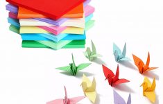 Origami Paper Crane Diy Square Double Sided Origami Folding Lucky Wish Paper Crane Craft