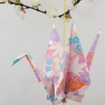 Origami Paper Crane Exquisite Origami Paper Crane Hanging Decor Peace Crane Gift Etsy