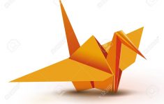 Origami Paper Crane Origami Origami Crane Orange Origami Crane Orange Paper Origami