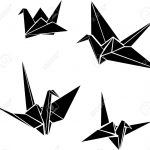 Origami Paper Crane Origami Paper Cranes Royalty Free Cliparts Vectors And Stock