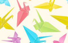 Origami Paper Crane Origami Paper Cranes Royalty Free Vector Image