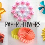 Origami Paper Flowers 6 Easy Paper Flowers Flower Making Diy Youtube