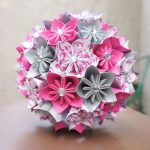 Origami Paper Flowers Custom Wedding Kusudama Origami Paper Flower Package Bouquets