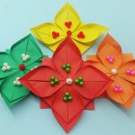 Origami Paper Flowers Diy Paper Flowers Tutorial Origami 3d Gifts
